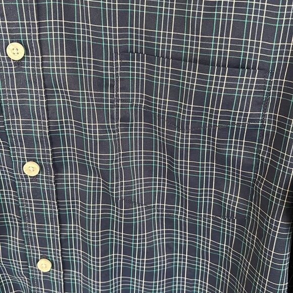 UNTUCKit Long Sleeve Button Down Shirt Navy Plaid Size XL TALL - Picture 4 of 10